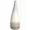 Uniquewise 31.5" Spun Bamboo and Coiled Seagrass Patterned Vase, White, Large QI003357W.L - alternate 3